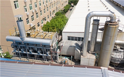 浙江某皮革廠尾氣...